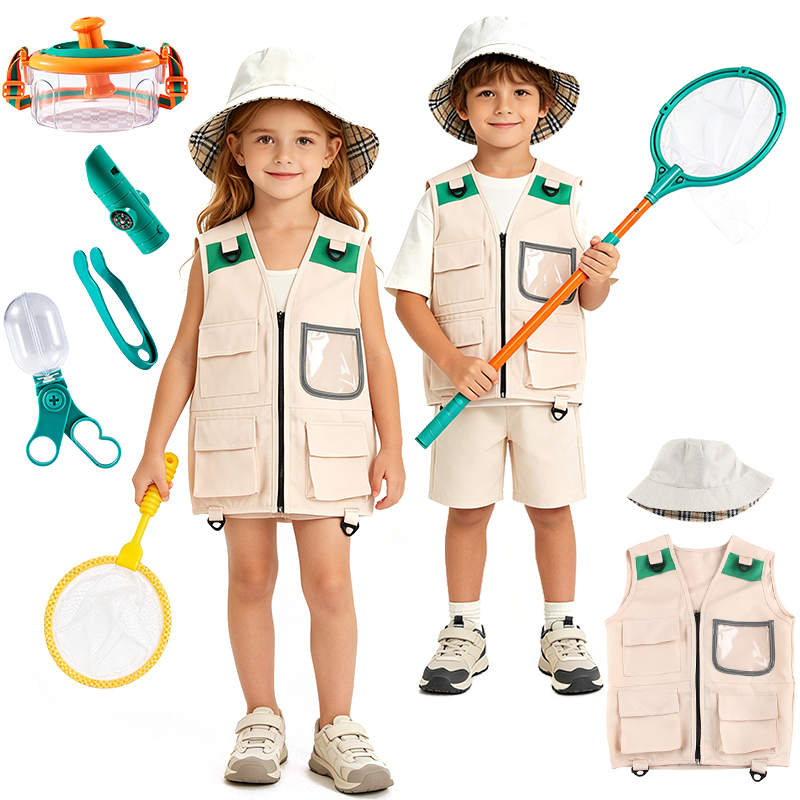 Kids Outdoor Adventure Kit - Explorer Adventure Kit Outdoor Vest &