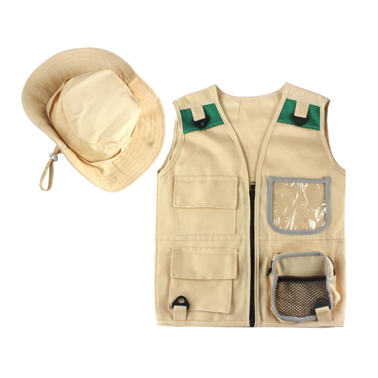 Kids Outdoor Adventure Kit - Safari Kids Outdoor Explorer Kit,Cargo Vest