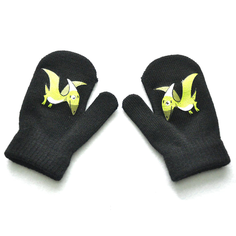 Kids Outdoor Gloves - 1-3Y Kids Winter Thicken Plush Warm