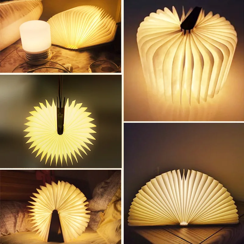 3D Folding Creative LED Night  - Kids Outdoor Wooden Table recension och pris