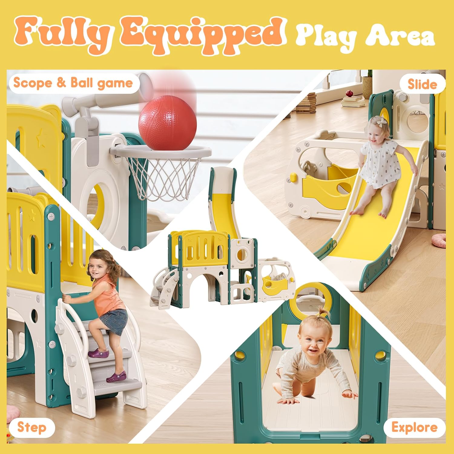 Toddler Slide Kids Slide Plays - Kids Outdoor Climber recension och pris