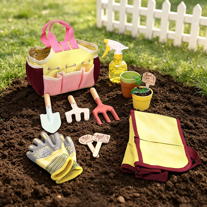 Kids Garden Tool Set Pretend P - Kids Outdoor Gloves recension och pris