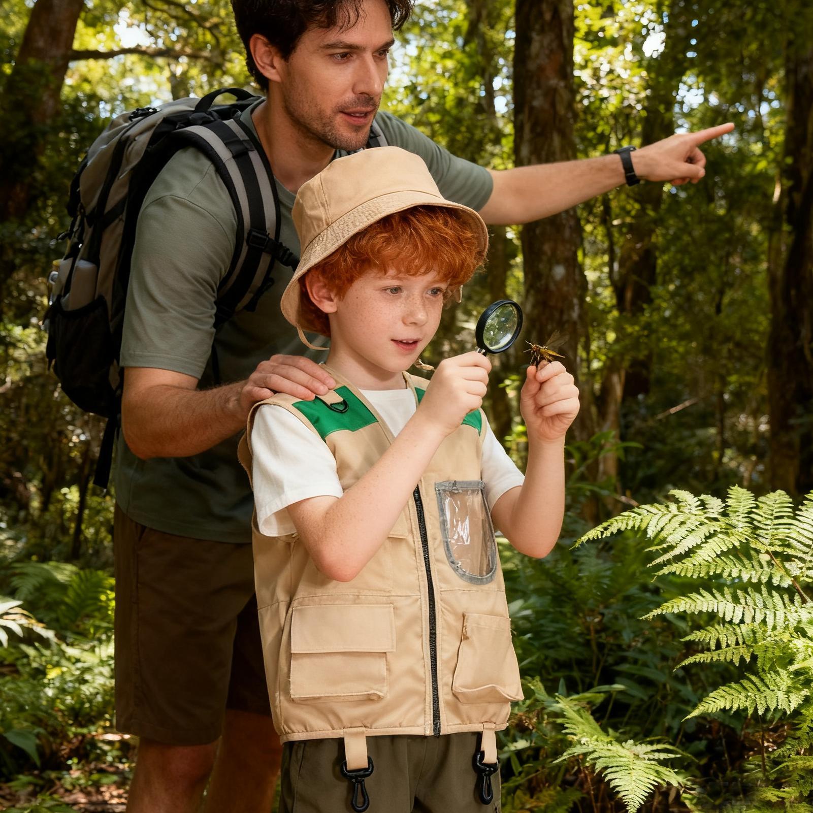 Kids Explorer Vest and Hat Hal - Kids Outdoor Adventure Kit recension och pris