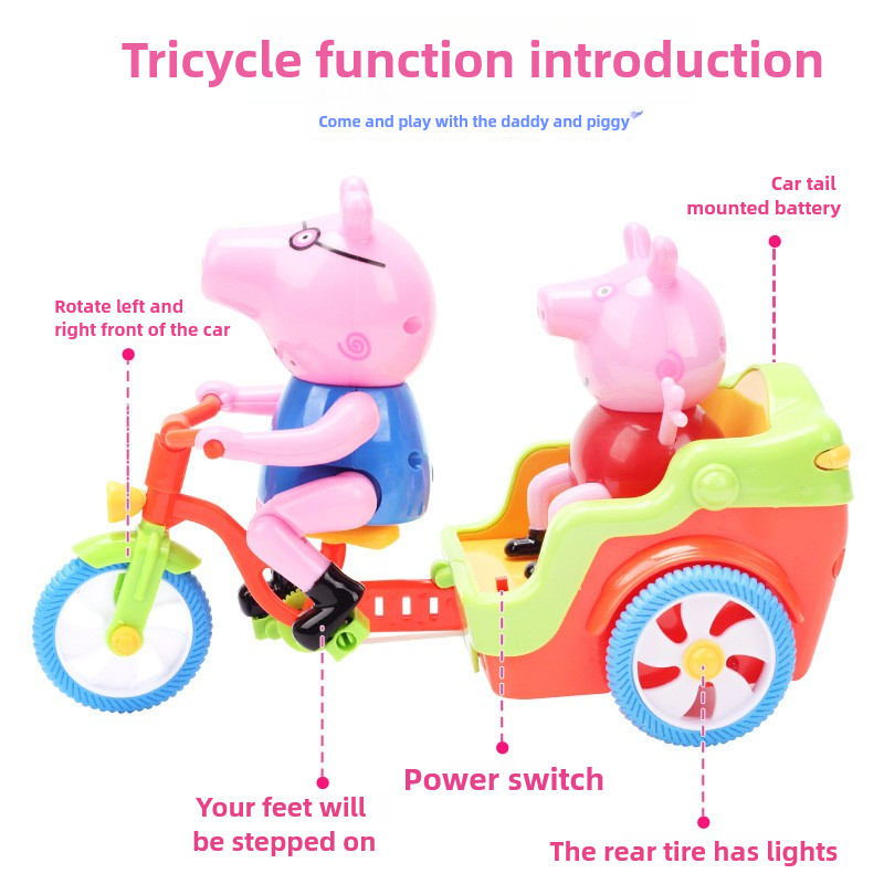 Battery Operated Pink Piggy Ri - Ride On Toy Car recension och pris