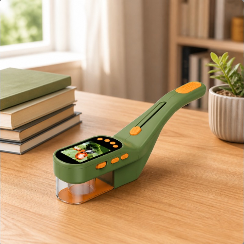 2 In 1 Kids Handheld Digital M - Kids Outdoor Microscope recension och pris