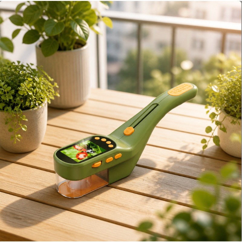 2 In 1 Kids Handheld Digital M - Kids Outdoor Microscope recension och pris