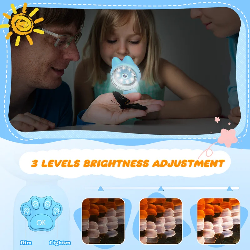 2inch IPS Digital Microscope 1 - Kids Outdoor Microscope recension och pris
