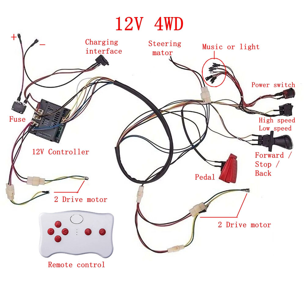Child electric car DIY modifie - Kids Outdoor Car recension och pris