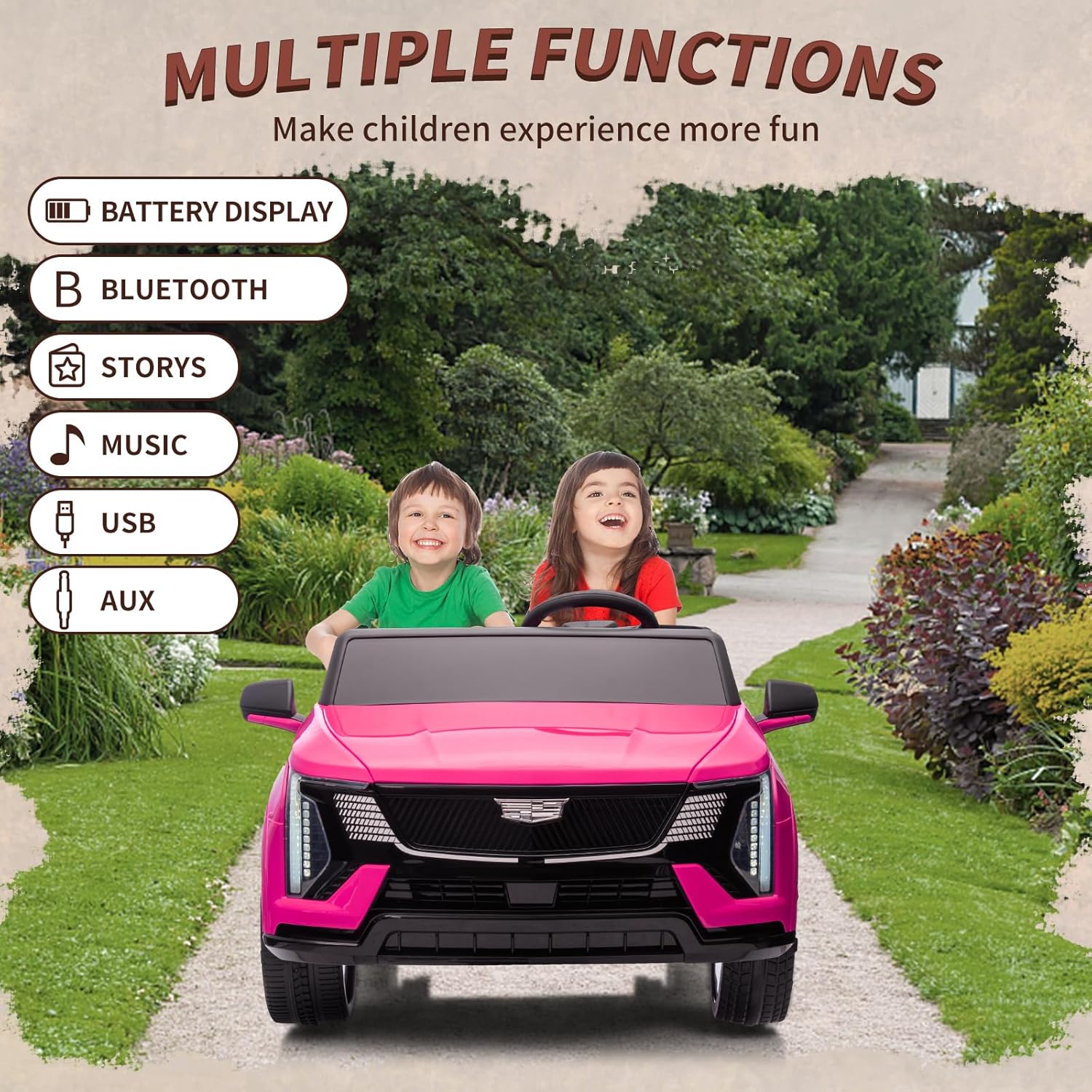 24V Ride On Car,Battery Powere - Ride On Toy Car recension och pris