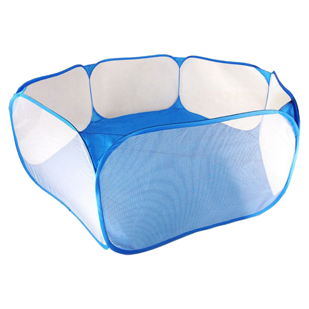 1Pcs Blue Foldable Playpen Oce - Kids Outdoor Playhouse recension och pris