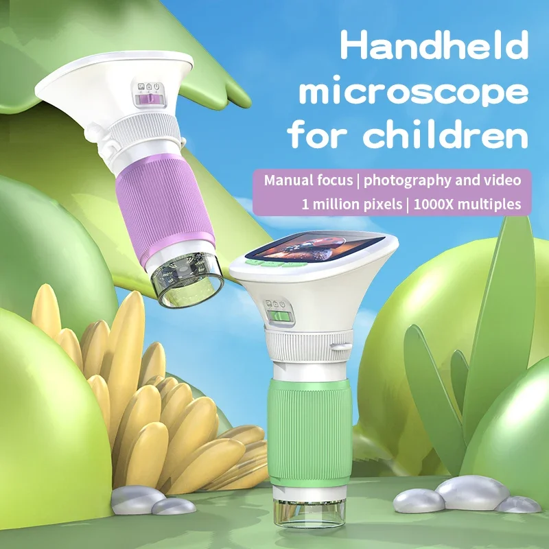 Kids Handheld Microscope with  - Kids Outdoor Microscope recension och pris