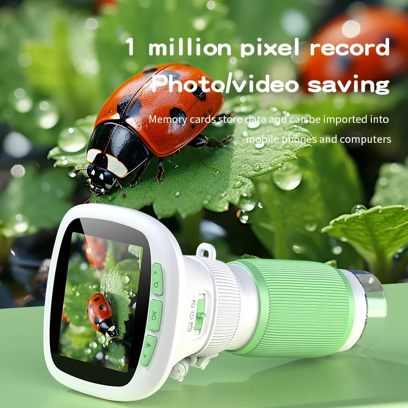 Kids Handheld Microscope with  - Kids Outdoor Microscope recension och pris