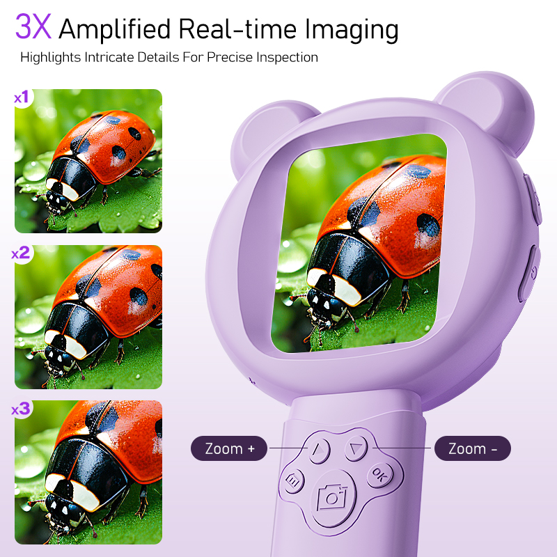 Kids Digital Magnifier 2.8’’ S - Kids Outdoor Microscope recension och pris