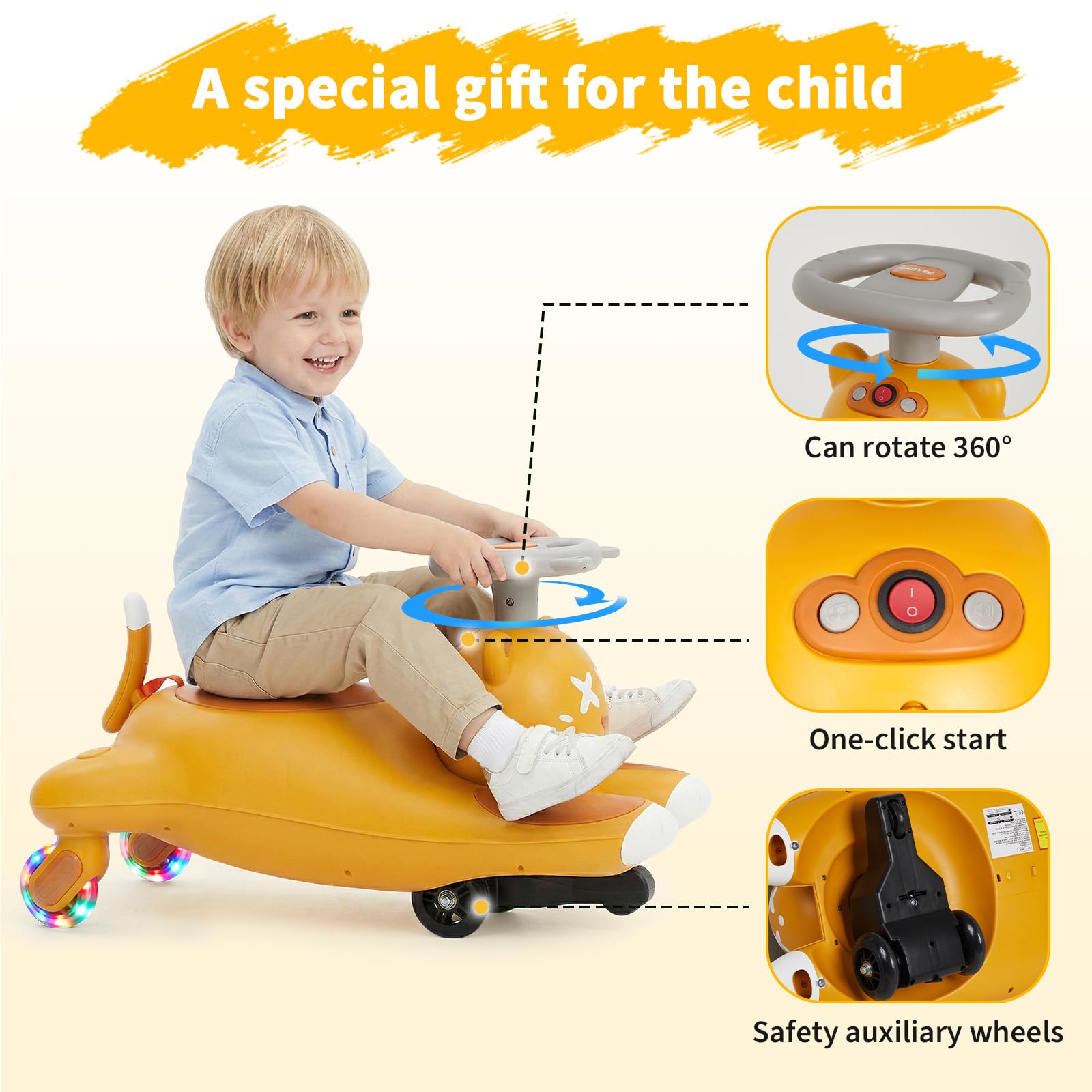 Kids Electric Wiggle Ride On C - Ride On Toy Car recension och pris