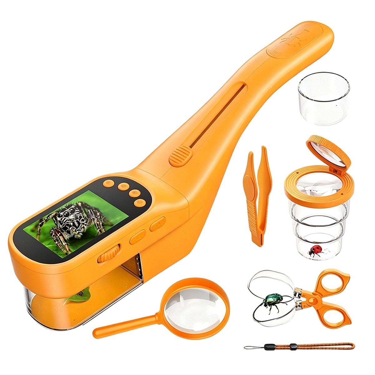 500X Handheld Microscope for K - Kids Outdoor Microscope recension och pris