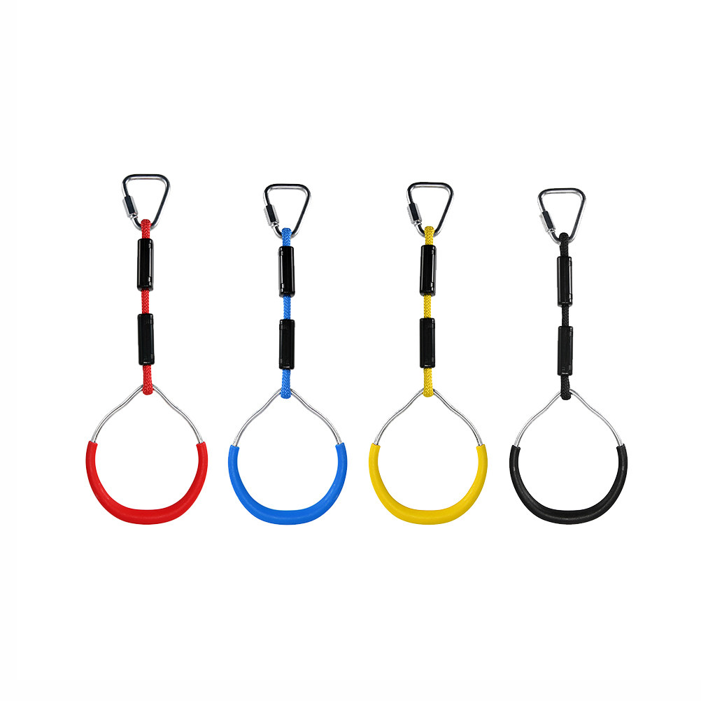 2Pcs Blue Gymnastic Rings 120K - Kids Outdoor Ninja Course recension och pris