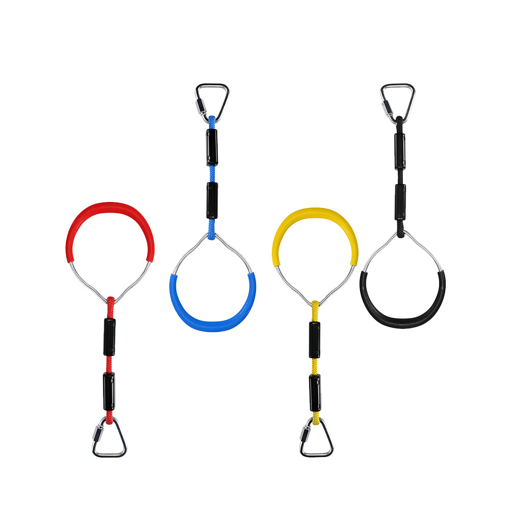 2Pcs Blue Gymnastic Rings 120K - Kids Outdoor Ninja Course recension och pris