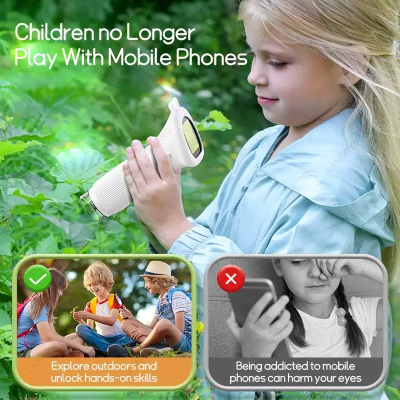 2 Inch IPS Kids Digital Micros - Kids Outdoor Microscope recension och pris