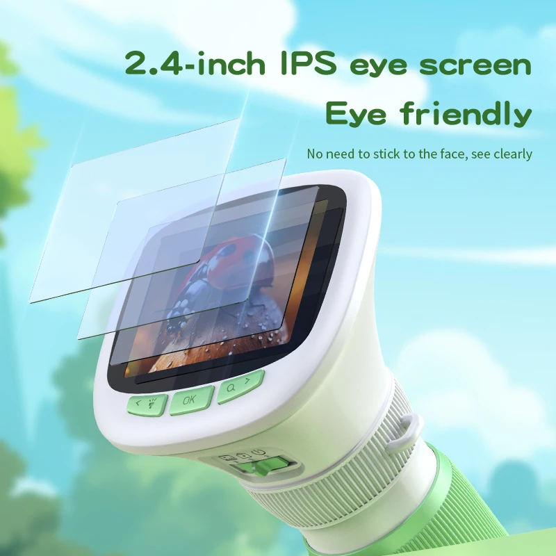 Kids Handheld Microscope with  - Kids Outdoor Microscope recension och pris