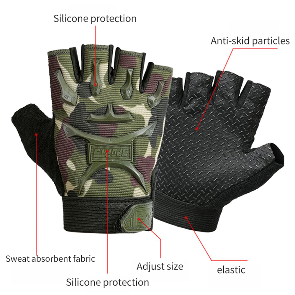 1Pair Kids Cycling Gloves Half - Kids Outdoor Gloves recension och pris