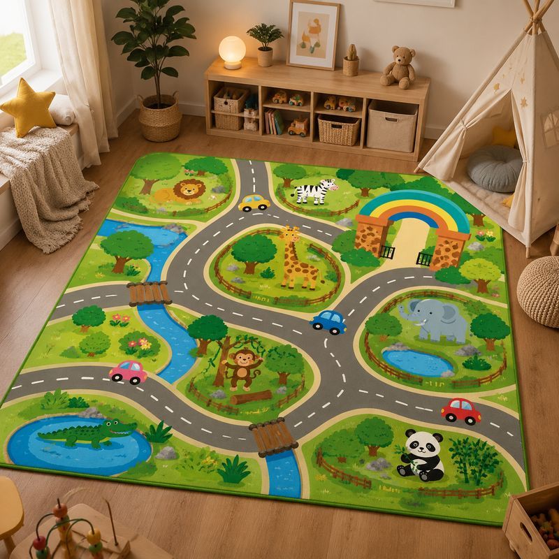 VIKAMA Kids Town Zoo Traffic P - Kids Outdoor Zoo recension och pris